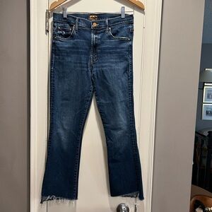 Mother jeans, sz 29, The Insider Crop Step Fray